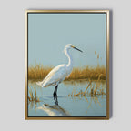 Whisper of the Wetlands Canvas Print – neutral-toned vintage canvas wall art print by Aspire Prints