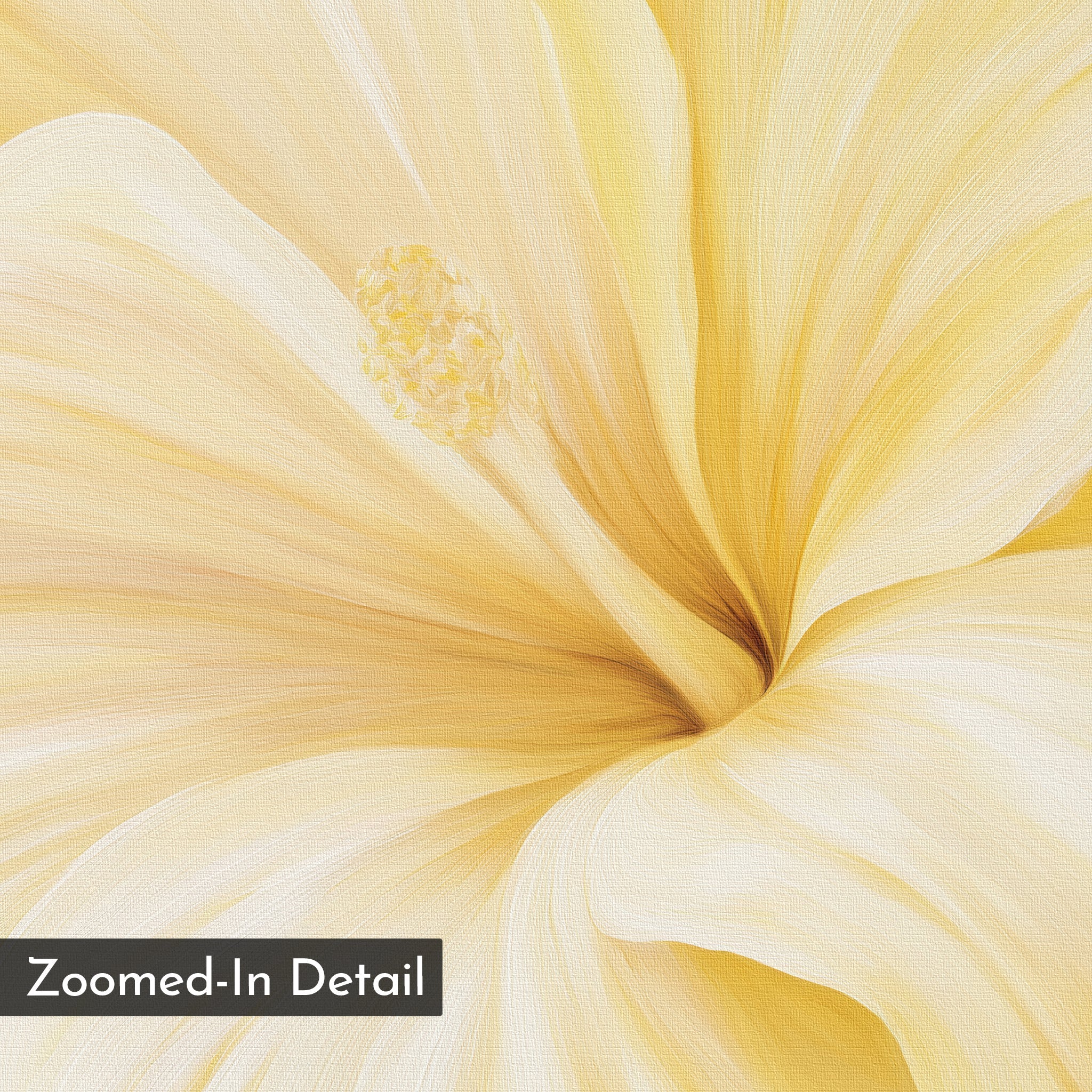 Sunlit Whisper – neutral-toned botanical canvas wall art print by Aspire Prints