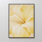 Sunlit Whisper – neutral-toned botanical canvas wall art print by Aspire Prints