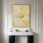 Sunlit Whisper – neutral-toned botanical canvas wall art print by Aspire Prints