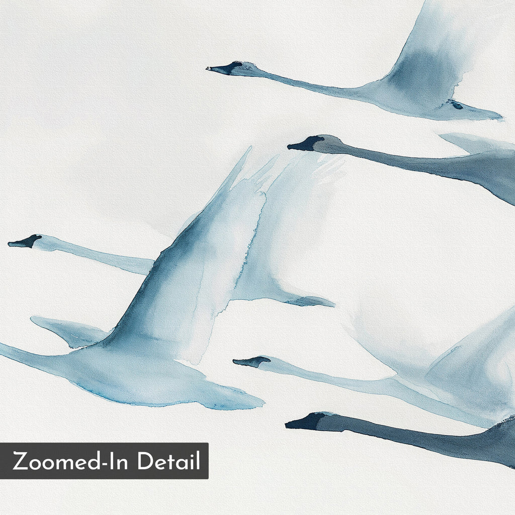 Whispers on the Wind – neutral-toned wildlife canvas wall art print by Aspire Prints