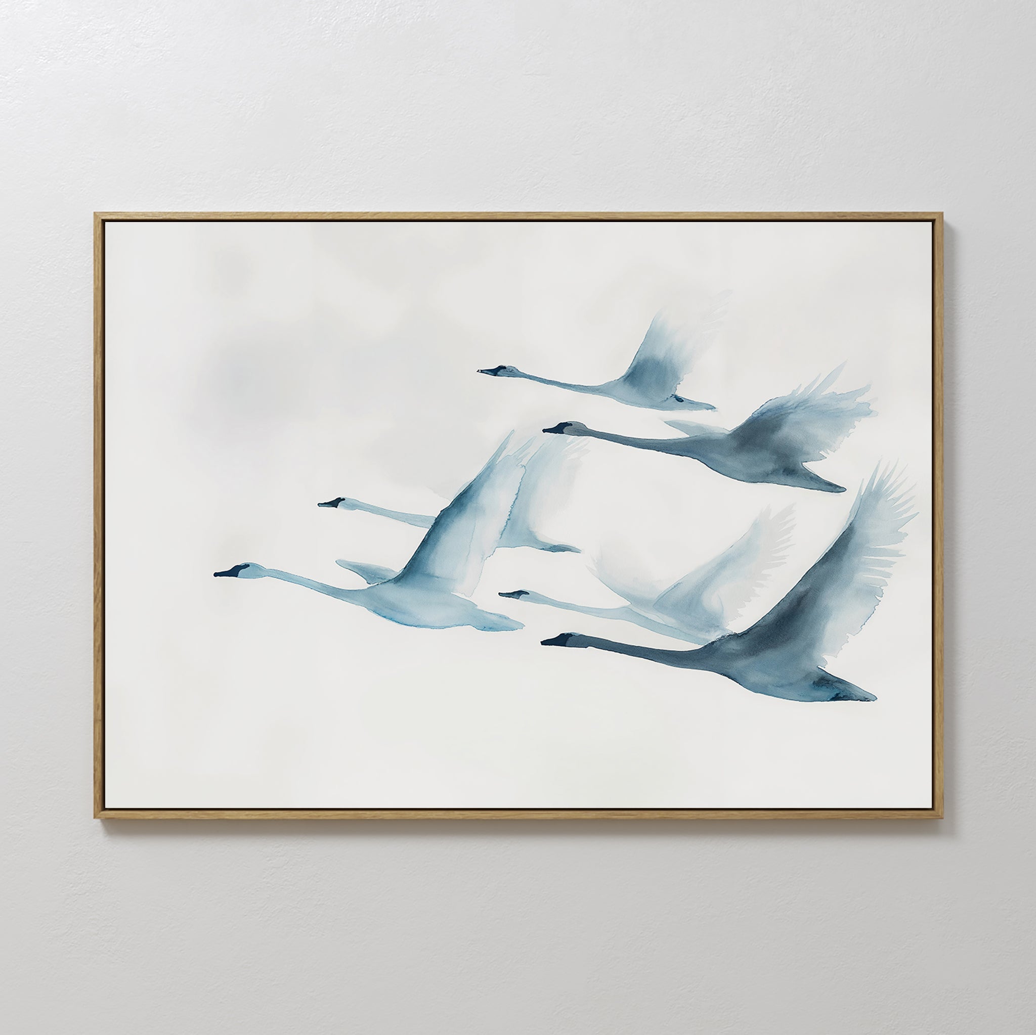 Whispers on the Wind – neutral-toned wildlife canvas wall art print by Aspire Prints
