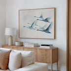 Whispers on the Wind – neutral-toned wildlife canvas wall art print by Aspire Prints