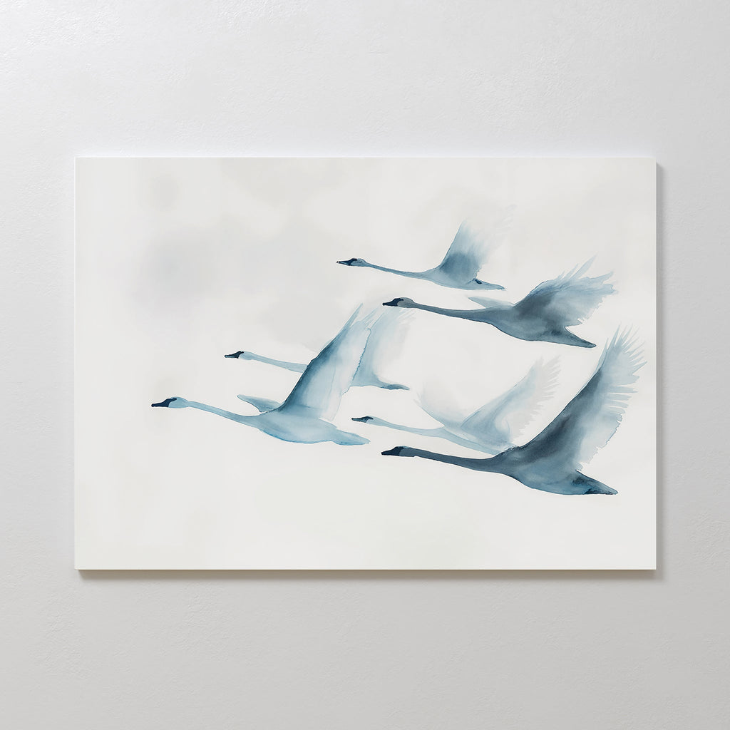 Whispers on the Wind – neutral-toned wildlife canvas wall art print by Aspire Prints