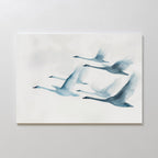 Whispers on the Wind – neutral-toned wildlife canvas wall art print by Aspire Prints