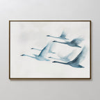 Whispers on the Wind – neutral-toned wildlife canvas wall art print by Aspire Prints