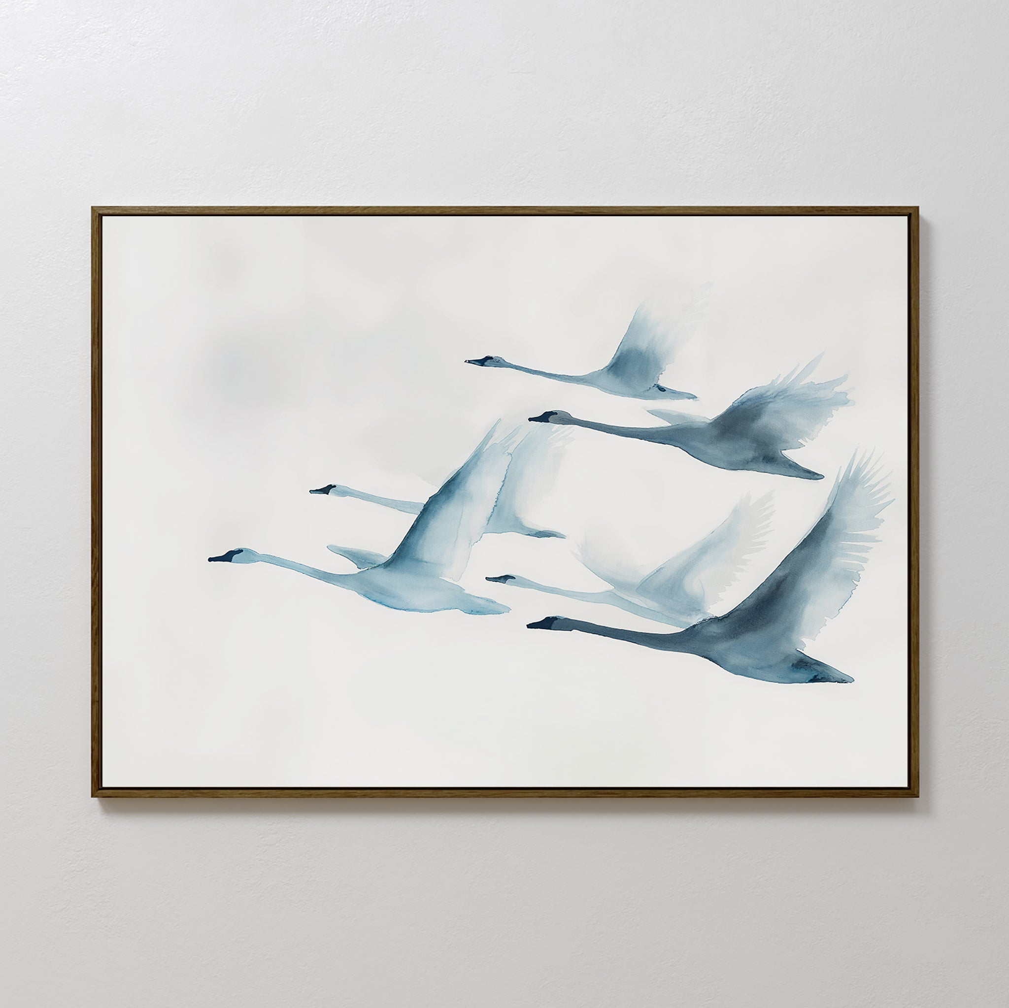 Whispers on the Wind – neutral-toned wildlife canvas wall art print by Aspire Prints
