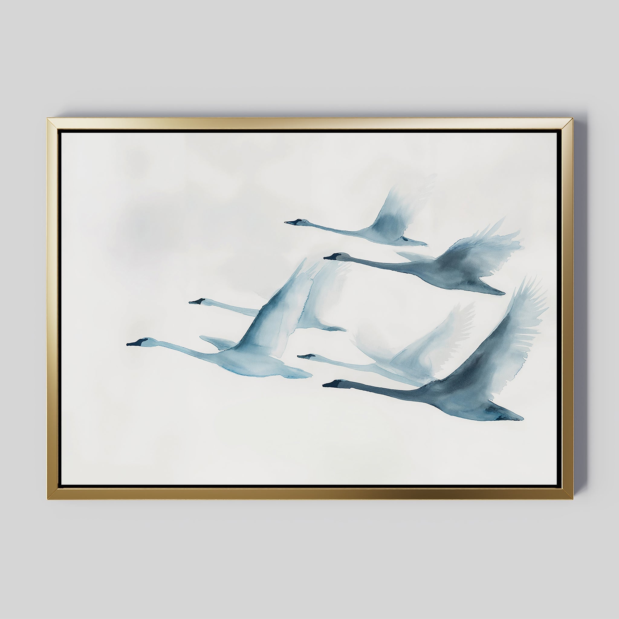 Whispers on the Wind – neutral-toned wildlife canvas wall art print by Aspire Prints