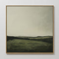 Whispering Ridges at Twilight Canvas Print – green landscape canvas wall art print by Aspire Prints