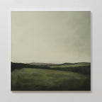 Whispering Ridges at Twilight Canvas Print – green landscape canvas wall art print by Aspire Prints