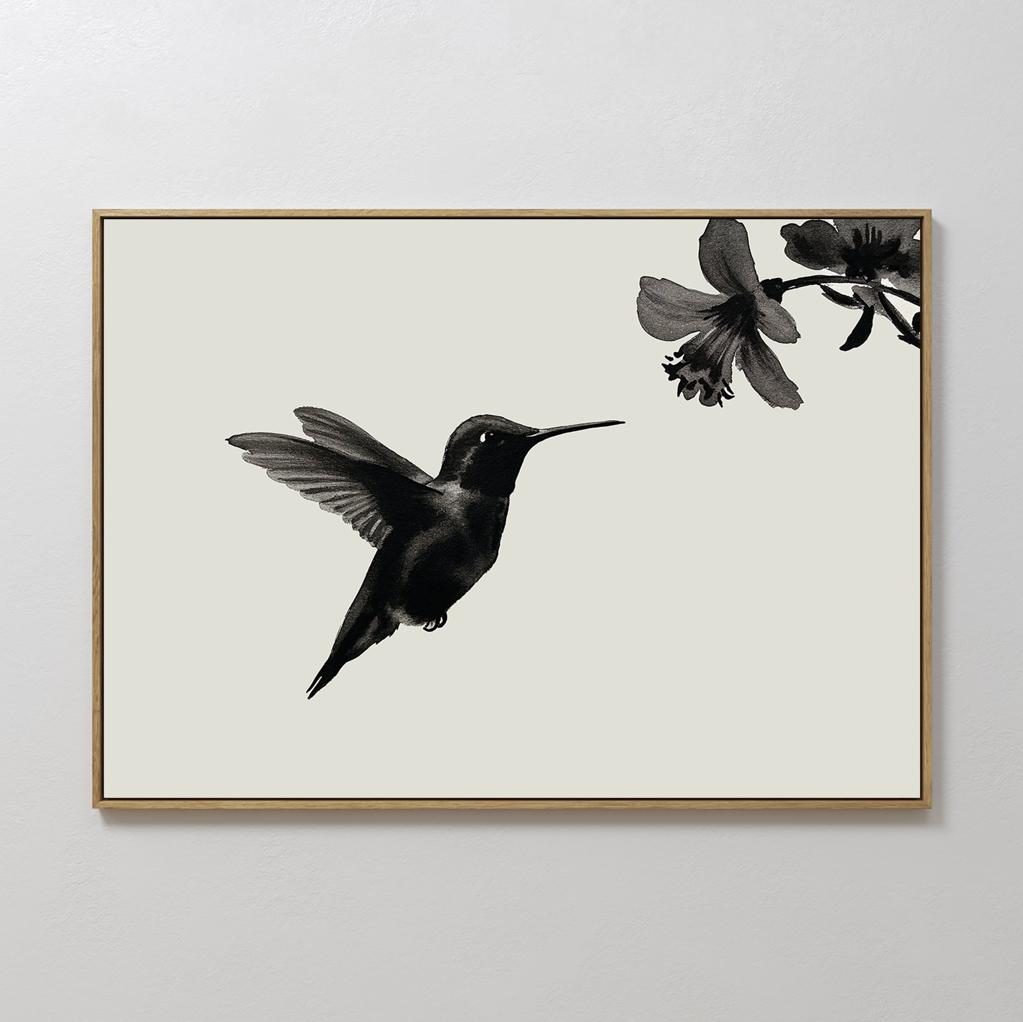 Whisper of Wings Canvas Print – neutral-toned wildlife canvas wall art print by Aspire Prints
