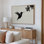 Whisper of Wings Canvas Print – neutral-toned wildlife canvas wall art print by Aspire Prints