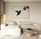 Whisper of Wings Canvas Print – neutral-toned wildlife canvas wall art print by Aspire Prints