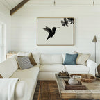 Whisper of Wings Canvas Print – neutral-toned wildlife canvas wall art print by Aspire Prints