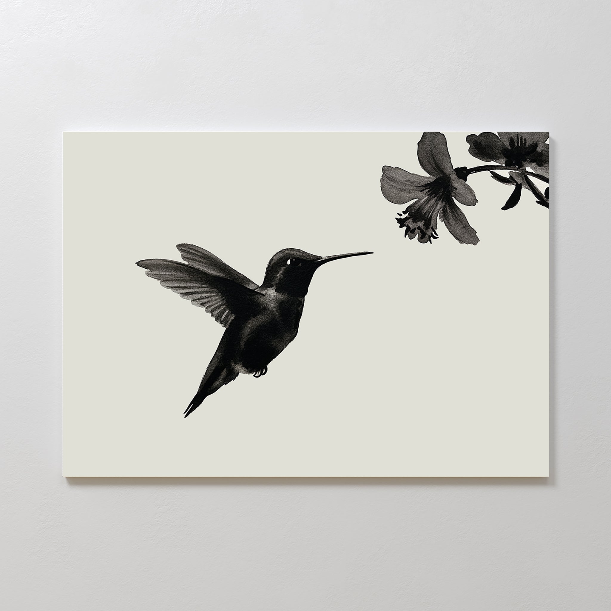 Whisper of Wings Canvas Print – neutral-toned wildlife canvas wall art print by Aspire Prints