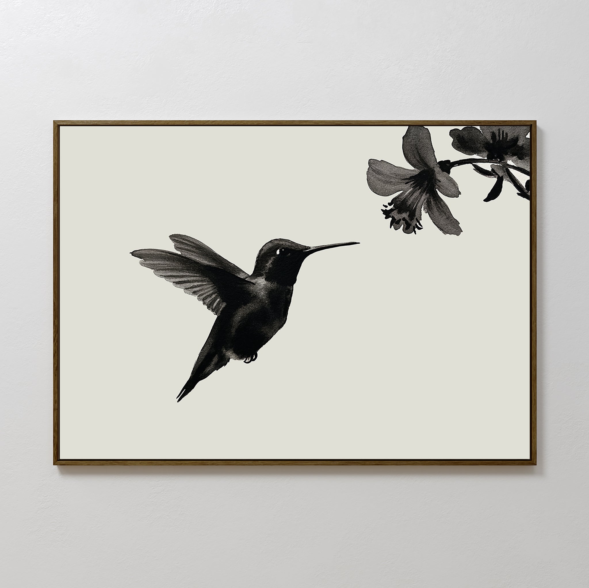 Whisper of Wings Canvas Print – neutral-toned wildlife canvas wall art print by Aspire Prints