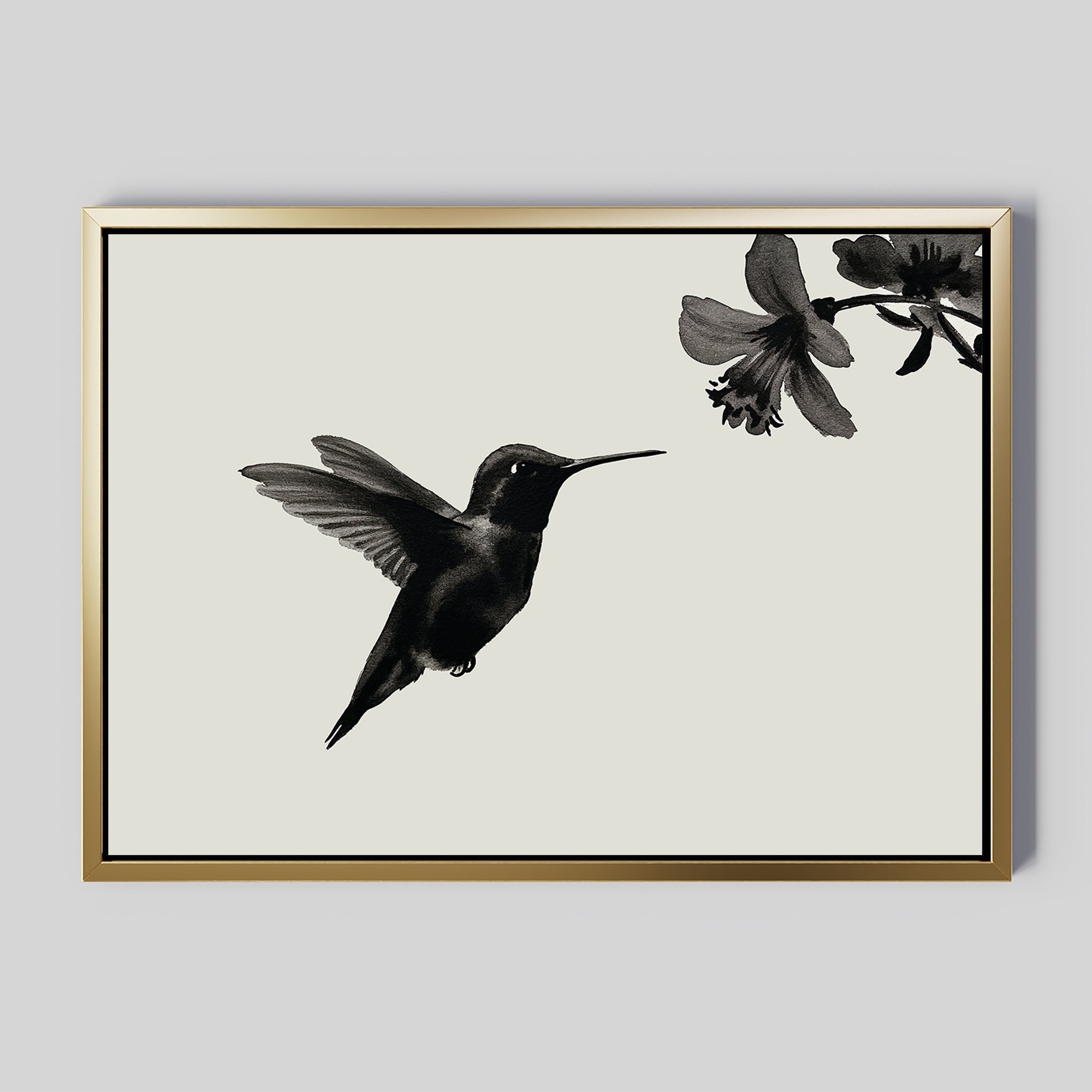 Whisper of Wings Canvas Print – neutral-toned wildlife canvas wall art print by Aspire Prints