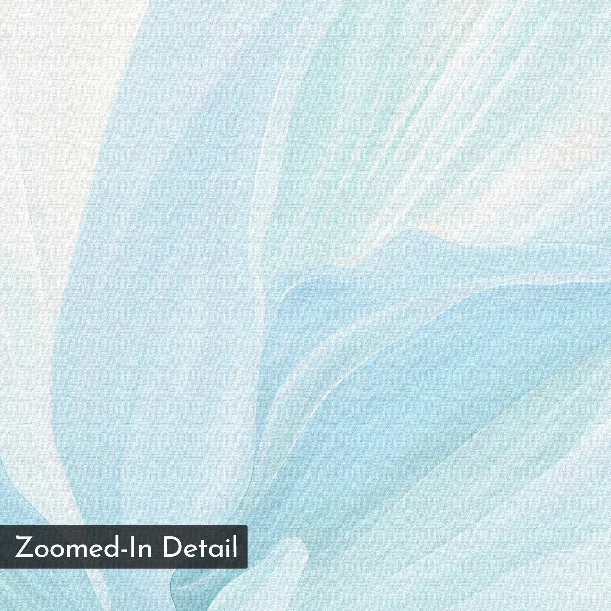Whispers of Frost – blue botanical canvas wall art print by Aspire Prints
