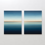 Whispers of the Tide – Set of 2 Canvas Prints set of 2 – neutral-toned coastal canvas wall art by Aspire Prints