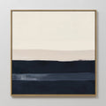 Whispers of the Tideline – neutral-toned abstract canvas wall art print by Aspire Prints