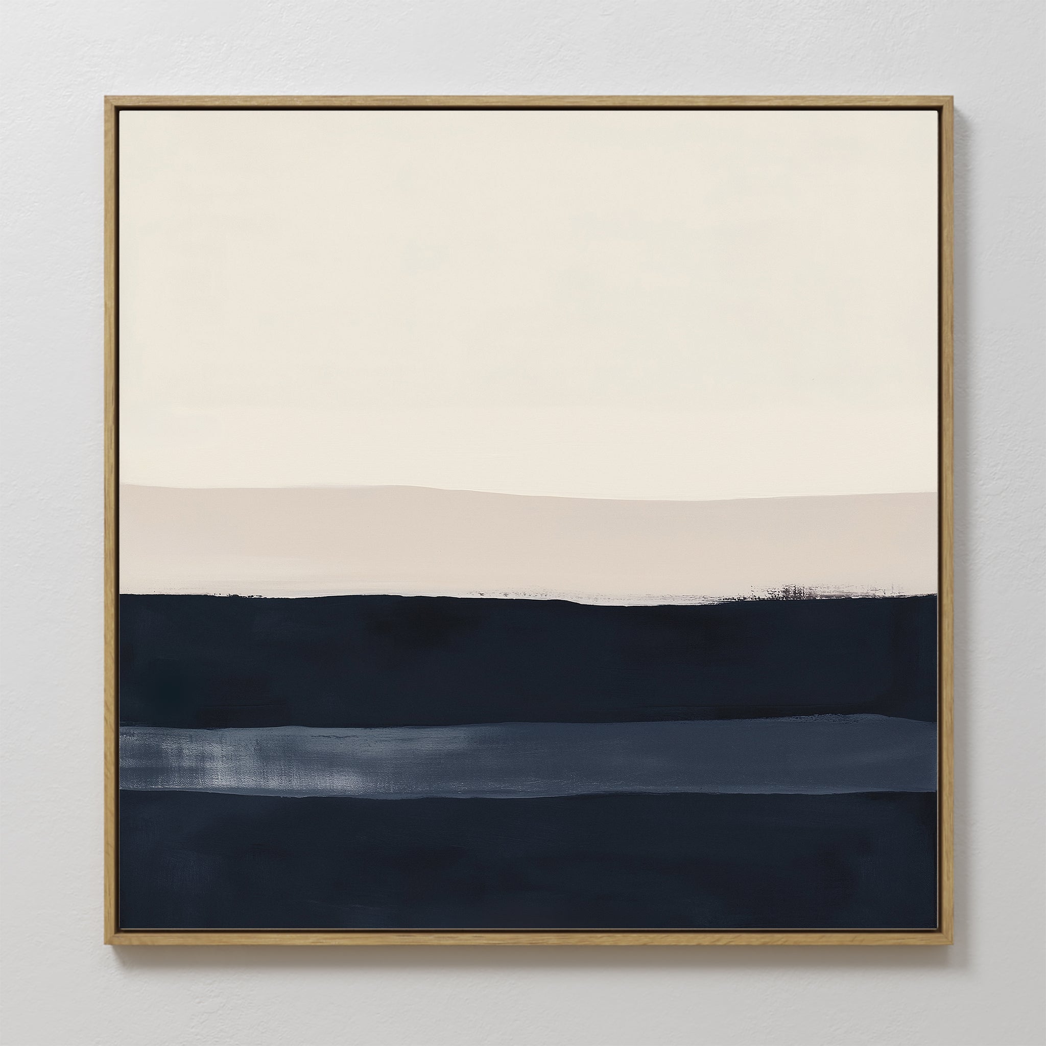 Whispers of the Tideline – neutral-toned abstract canvas wall art print by Aspire Prints