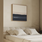 Whispers of the Tideline – neutral-toned abstract canvas wall art print by Aspire Prints