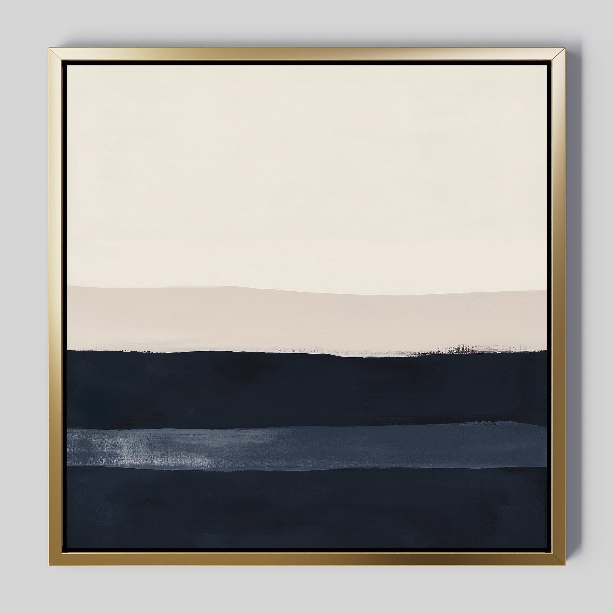 Whispers of the Tideline – neutral-toned abstract canvas wall art print by Aspire Prints