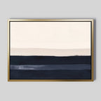 Whispers at Twilight – blue abstract canvas wall art print by Aspire Prints
