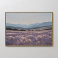 Whispers of the Lavender Hills – neutral-toned vintage canvas wall art print by Aspire Prints
