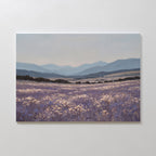 Whispers of the Lavender Hills – neutral-toned vintage canvas wall art print by Aspire Prints