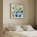 Whispers in Bloom – neutral-toned botanical canvas wall art print by Aspire Prints