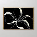 Whispers in the Dark – neutral-toned botanical canvas wall art print by Aspire Prints