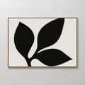 Ink & Moonlight Botany – black and white botanical canvas wall art print by Aspire Prints