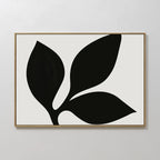 Ink & Moonlight Botany – black and white botanical canvas wall art print by Aspire Prints