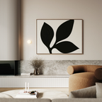 Ink & Moonlight Botany – black and white botanical canvas wall art print by Aspire Prints