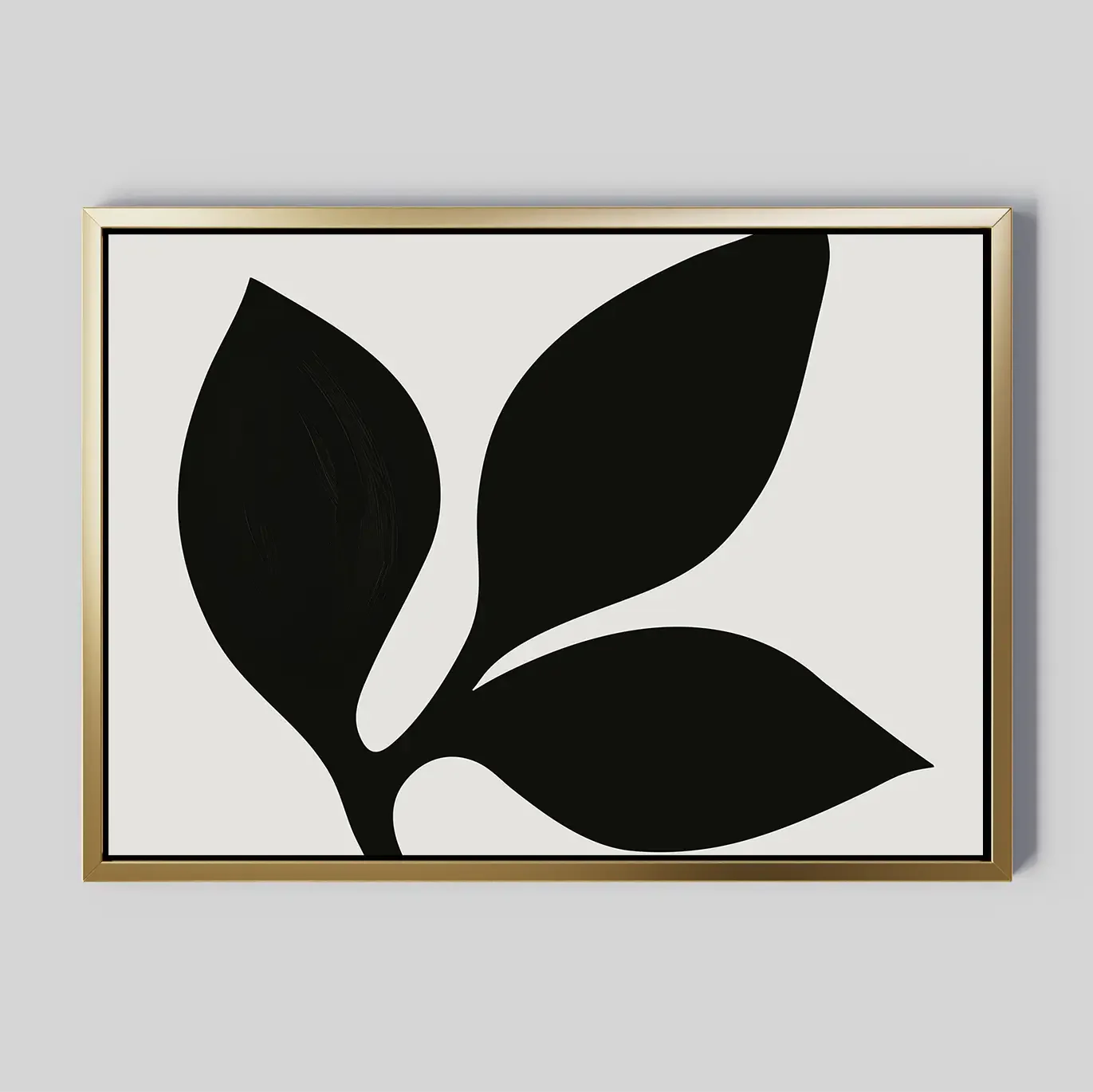 Ink & Moonlight Botany – black and white botanical canvas wall art print by Aspire Prints