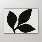 Ink & Moonlight Botany – black and white botanical canvas wall art print by Aspire Prints