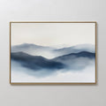 Whispers of the Blue Highlands – blue landscape canvas wall art print by Aspire Prints