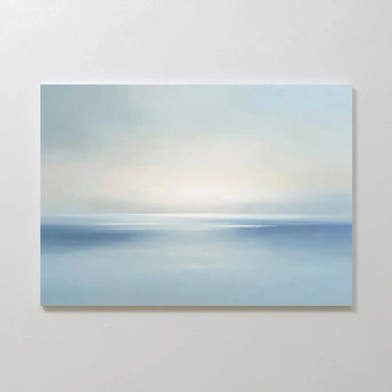 Whispers of the Tide – blue coastal canvas wall art print by Aspire Prints