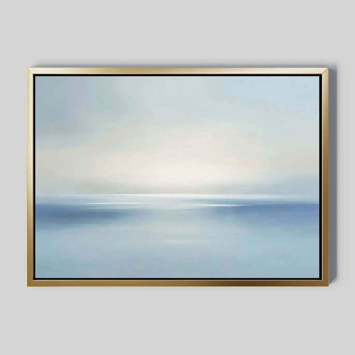 Whispers of the Tide – blue coastal canvas wall art print by Aspire Prints