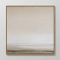 Whispers of Dawn – beige and white desert canvas wall art print by Aspire Prints
