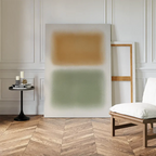 Whispers of Dawn – green abstract canvas wall art print by Aspire Prints