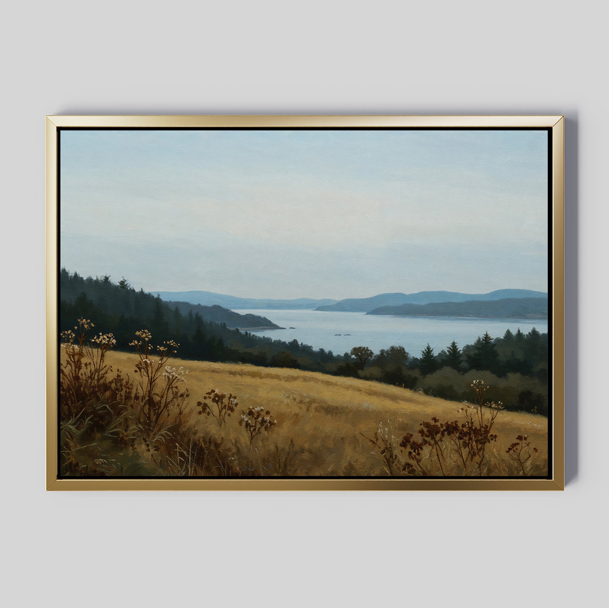 Whispers of the Hush Lands Canvas Print – neutral-toned vintage canvas wall art print by Aspire Prints