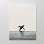 Whisper of the Deep – neutral-toned wildlife canvas wall art print by Aspire Prints