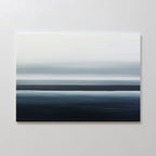 Whispering Tides – blue coastal canvas wall art print by Aspire Prints