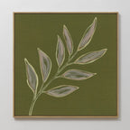 Whispers of the Olive Grove Canvas Print – green botanical canvas wall art print by Aspire Prints