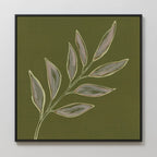 Whispers of the Olive Grove Canvas Print – green botanical canvas wall art print by Aspire Prints