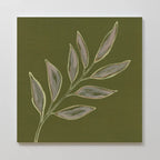 Whispers of the Olive Grove Canvas Print – green botanical canvas wall art print by Aspire Prints