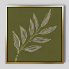Whispers of the Olive Grove Canvas Print – green botanical canvas wall art print by Aspire Prints