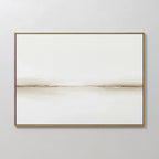 Whispers of the Dunes – beige and white desert canvas wall art print by Aspire Prints